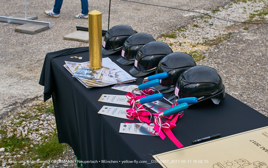 11. Mai 2017 - Grundsteinlegung für die LOGE und dem Kulturquadrat in Neuperlach